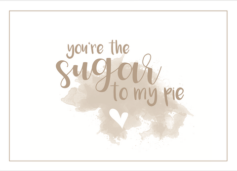 »Sugar« Postkarte